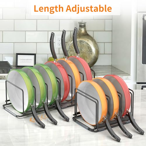 Adjustable 2.2in Pan Organizer Rack