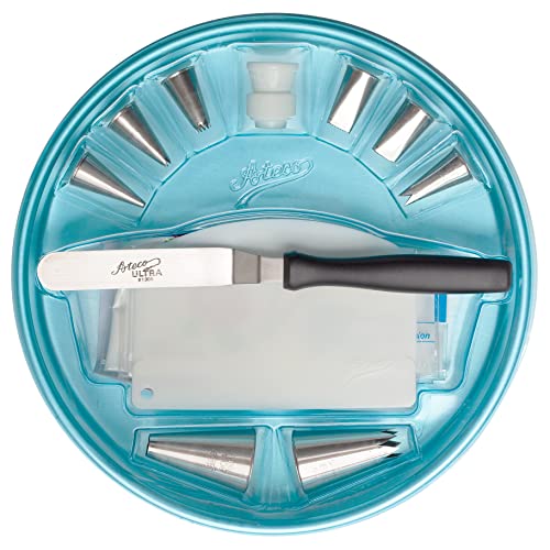 Ateco 14-Piece Cake Decorating Set - style: #335 14 Pc Cake Decorating Set, Tubes and Bags