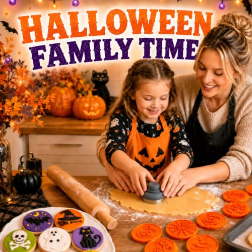 8pcs Halloween Cookie Cutters - color: Metal
