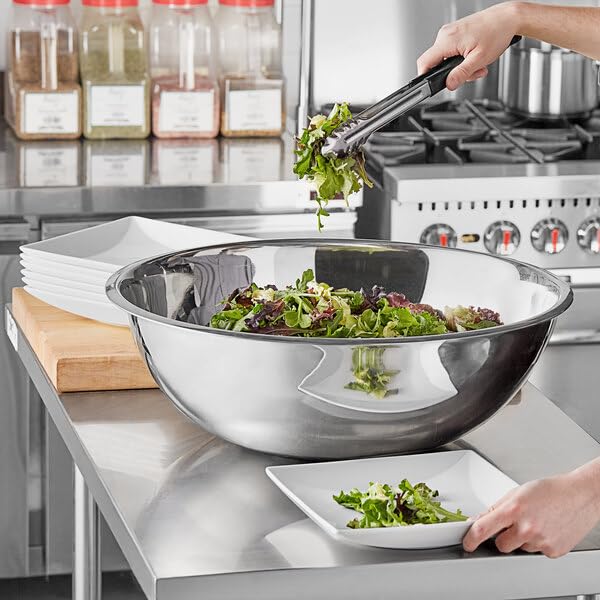 Stainless Steel Mixing Bowl for Commercial and Home Kitchen (16qt) - size: 16 Quart