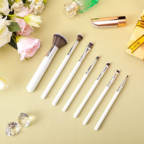 Patelai 10 Pcs Food Safe Paint Brushes Fondant Tools Cake Painting,White - color: White