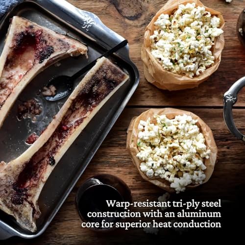 Hestan Provisions OvenBond Quarter Sheet Pan with Rack, Stainless Steel - size: Quarter – 9x12 inch