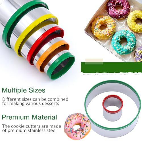 Alimat PluS Round Biscuit Cutter Set, 12 Pack Circle Cookie Cutters - size: 12 Pack, Round Shape