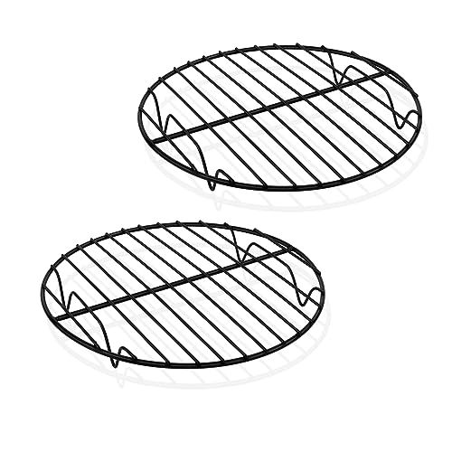 TeamFar Round Cooling Rack, 7.5" Non-stick Stainless Steel Baking Rack - size: 7.5‘’