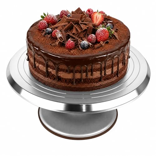 Aluminium 360° Rotating Detachable Cake Turntable