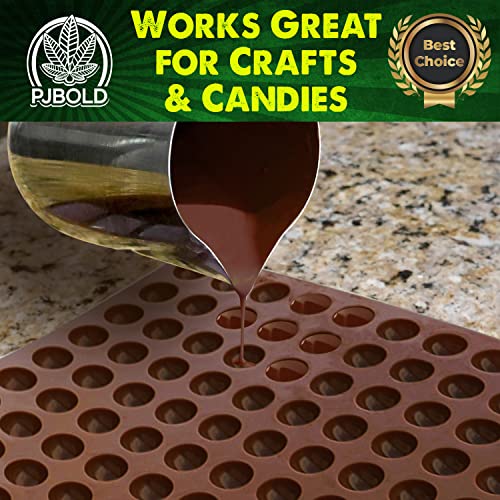 Gum Drop Candy Mold - Half Sheet Brown - size: Gum Drop