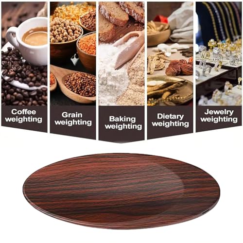 0.1g Rechargeable Portable Tea Scale - Coffee & Loose Leaf - color: Walnut