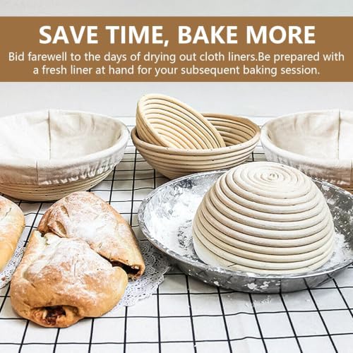2PCS Sourdough Bowl Covers for Bread Proofing, Reusable Basket Covers ﻿