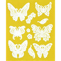 Global Sugar Art Silicone Cake Lace Mat, Small Butterfly Decor Lace Mold - style: Small Butterfly Décor