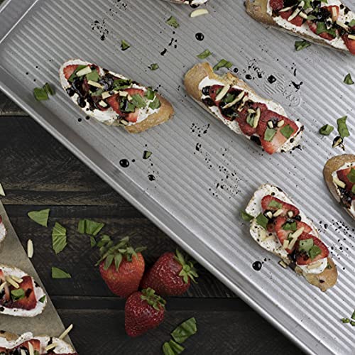 USA Pan Bakeware Nonstick Extra Large Baking Sheet Pan, Aluminized Steel - size: Set of 1, style: XL Sheet Pan