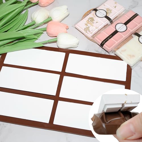 Wax Melt Molds Silicone,Chocolate Bar Mold - color: A