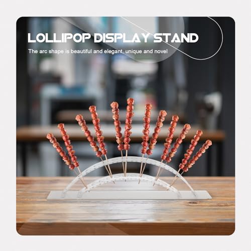 Yardwe Acrylic Cake Pop Display Stand, 12 Hole Lollipop Stand and Cake Pop Holder, Ideal for Weddings Baby Showers Birthday Party Anniversaries Holiday Candy Decorative (Pack of 2) - size: 11.8" (Pack of 2)