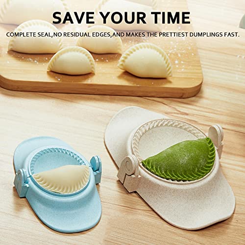 6 Inch Empanada Maker Press, Extra Large 6"+4" Dumpling Maker Set - color: White, size: 6"+4"