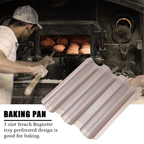 French Pan Carbon Steel Nonstick 3-Loaf 10.6 In