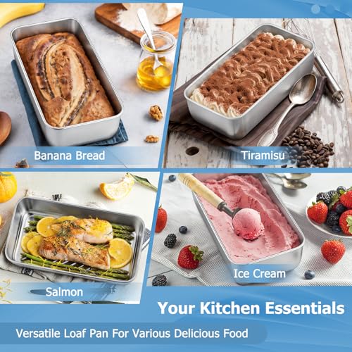 TeamFar Loaf Pan, 9¼" x 5" Bread Loaf Pans