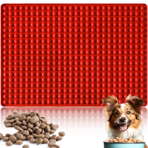 HKNMTT Silicone Mini Round Shape Molds, 468 Cavities Tiny Semi Sphere Baking Sheet Dog Treats Molds Candy Freezer Oven Safe Homemade Dog Treats Kit BPA Free Food Grade - style: 0.45" Semi Sphere 1PCS