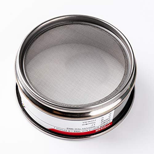 φ10×4.5cm 6 Mesh 304 Stainless Lab Sieves Economy Test Sieve 304 Stainless Steel Wire Cloth（4mm） - size: φ10×4.5cm 6 Mesh(4mm)