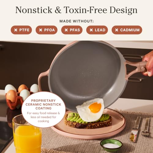 Our Place Always Pan 2.0, 10.5" Ceramic Nonstick Pan, 2.6 Qt - color: Spice, size: 10.5"