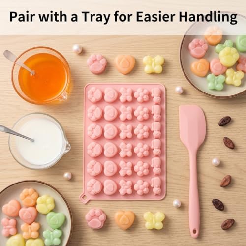 34 Cavity Flowers Silicone Candy Molds