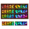 Christmas Candy Molds Holographic Chocolate Mold Silicone, Diamond - color: Windmill and Diamond, style: Rectangle