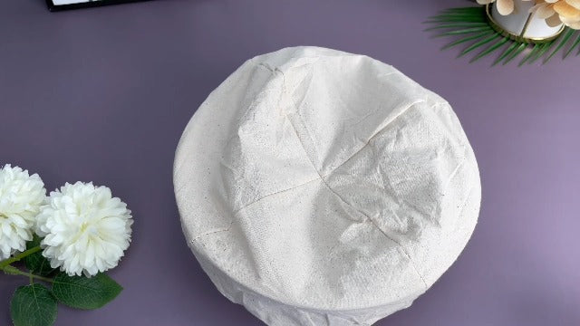 Tatuo 6 Pack Banneton Bread Proofing Cloth Liner, 10" Oval, 9" Round