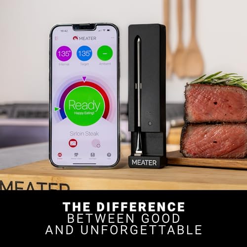 MEATER SE Wireless Smart Meat Thermometer, Black, Bluetooth, Grill & Oven