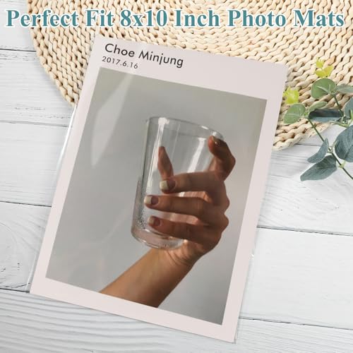 100Pcs 8-1/4 x 10-1/4 Inch Self Sealing Cellophane Bags Clear Plastic Sleeves - Fit 8x10 Inch Photo Prints Cards - size: 8.38 x 10.25 inches