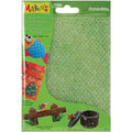 Makin's Clay Texture Sheets 7"X5.5" 4/Pkg, Set D (Scale,Snowflake,Woodgrain&Stars)