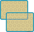 Macaron Silicone Baking Mat - 2 Non Stick Silicon Macaroon Baking Sheet - color: Blue