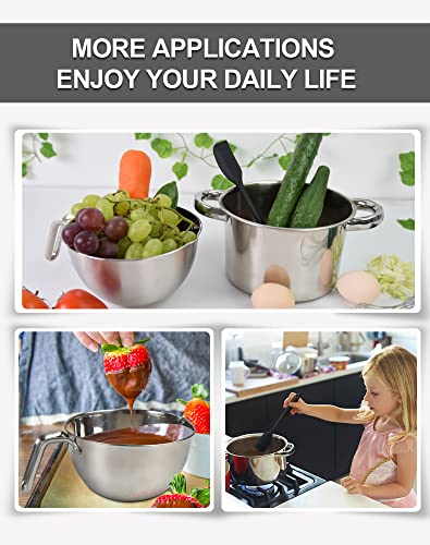 Marsheepy1.1QT Double Boiler Melting Pot with 2QT 304 Stainless Steel Pot - size: 1250ml