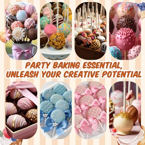 2 Pcs Round and Disc Cake Pop Mold Shapes Press Set, Sphere, Disc - color: Round and Disc, size: Small