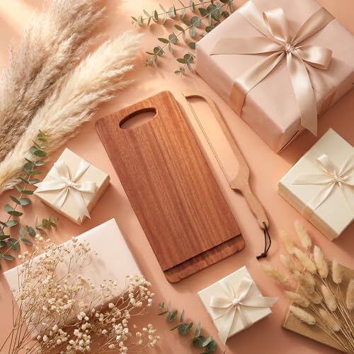 Bread Knife and Cutting Board Kit,with Adjustable Thickness