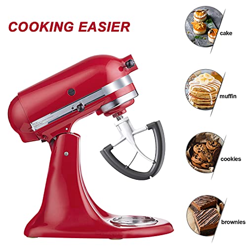 Flex Edge Beater for KitchenAid 4.5/5 Quart Tilt-Head Mixers - color: Grey - 4.5-5Qt