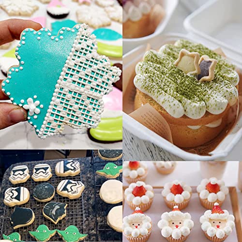 Piping Bags and Tips Set for Cookies, Royal Icing, Writing & Small Detail