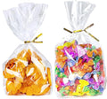 PigPotParty Cellophane Treat Bags 6x9 Inch, 50 Pack, Clear Goodie Bags - color: Transparent