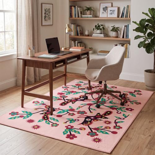 4x6 Magpie Area Rug, Soft Low Pile - color: Magpie, size: 4' x 6' (Rectangular)