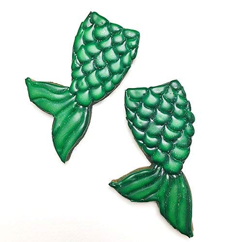 Ann Clark Mermaid Tail Cookie Cutter, Large 4-1/4" Made in USA - style: Mermaid Tail