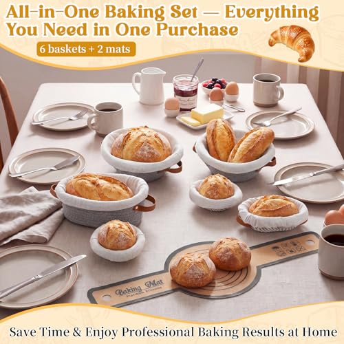 Cotton Rope Banneton Bread Proofing Basket Sourdough Basket Set