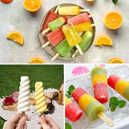 Popsicles Molds, 9 Cavity Silicone Popsicle Molds Easy-Release BPA-free - color: Pink