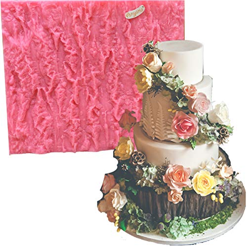 Fondant Impression Mat Tree Bark Texture Silicone imprint Mold