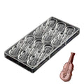 Polycarbonate Chocolate Mold DIY Candy Mould Clear Hard Plastic Bakeware Pastry Tools (19286) - color: 19286