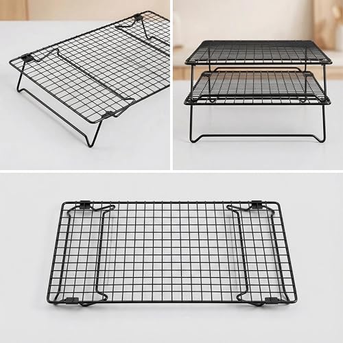 Cooling Racks for Cooking and Baking,13.4x9.4 Inch 2-Pack