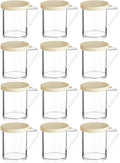 OCS Parts 12-Pack 10 oz Shakers with 2 mm Perforated Beige Lids | 3.75" - color: Beige - 2 MM