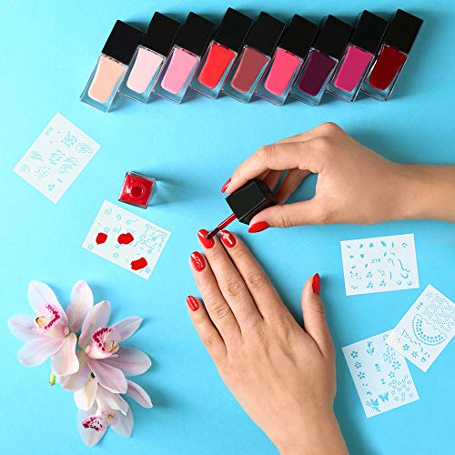 Custom Body Art Airbrush Nail Stencils - Nail Art Stencils Series #11
