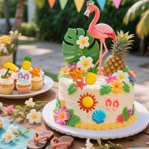 2Pcs Summer Beach Chocolate Silicone Molds Candy Chocolate Molds Cake Decor