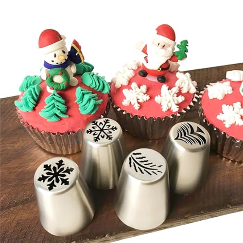 25 Pcs Extra Large Christmas Frosting Icing Tips Set