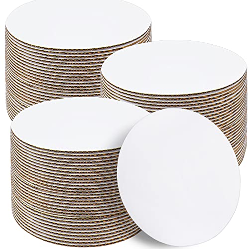 Sudaya Cake Boards 50 PCS, Cake Boards 10 Inch Round, Cardboard Cake Rounds, Disposable Cake Plates, Food Grade Cake Base Cake Tray Cake Circles, 10 Inch Cake Board White Cardboard Circles Round Base - size: 10 Inch