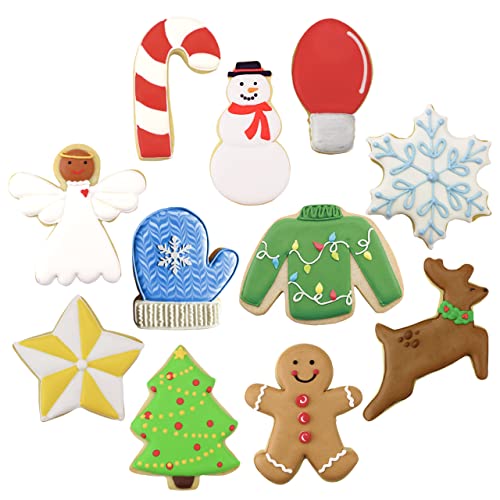 Ann Clark Christmas Cookie Cutters Set of 11, Made in USA - style: Christmas 11-Pc Set