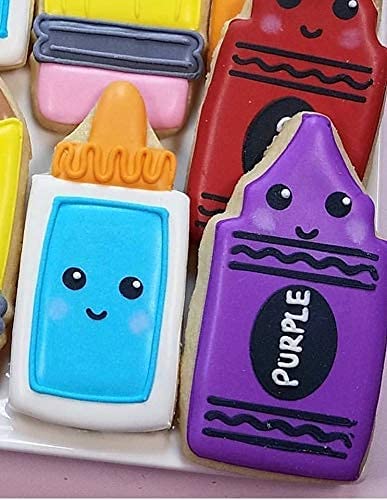 Ann Clark Back to School Cookie Cutters Set of 5, Made in USA - style: Back to School Set, 5-pc.