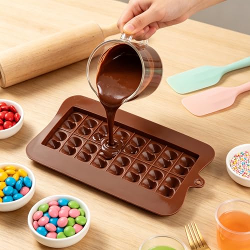 Mini Water Drop Teardrop Silicone Chocolate Molds Set Of 2